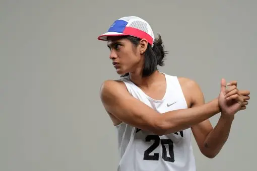 BLUE RED WHITE MESH CAP — 3