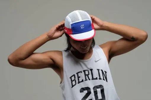 BLUE RED WHITE MESH CAP — 4