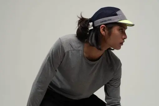 GREY NAVY VOLT MESH CAP — 5