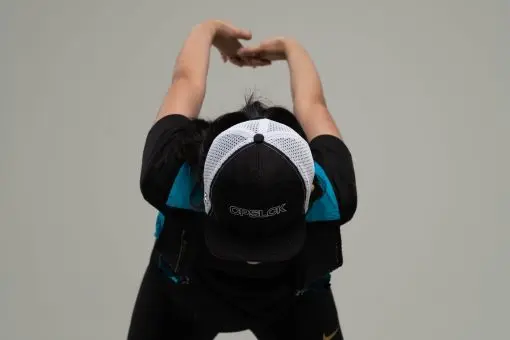 BLACK WHITE SHORT TRUCKER — 7