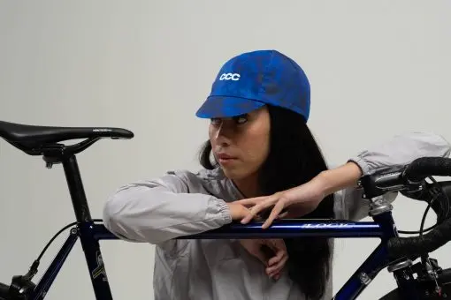 CCC BLUE DYE CYCLING CAP — 6
