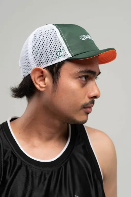 GREEN WHITE SHORT TRUCKER — 7
