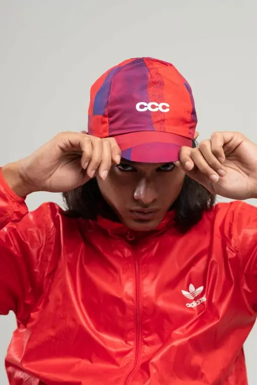 CCC RED DYE CYCLING CAP — 6