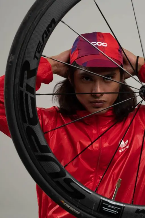 CCC RED DYE CYCLING CAP — 7