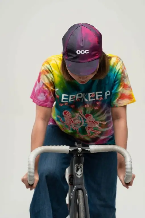 CCC VIOLET DYE CYCLING CAP — 7