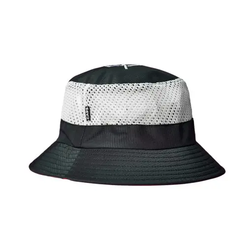 BLACK INSIDE PEACE OUTSIDE BUCKET HAT — 2