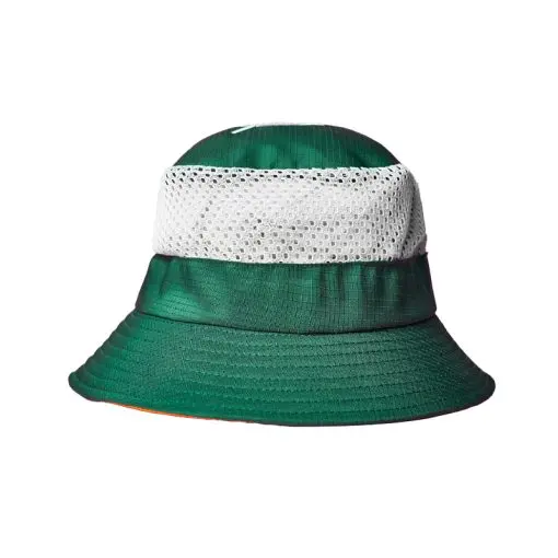 GREEN INSIDE PEACE OUTSIDE BUCKET HAT — 3
