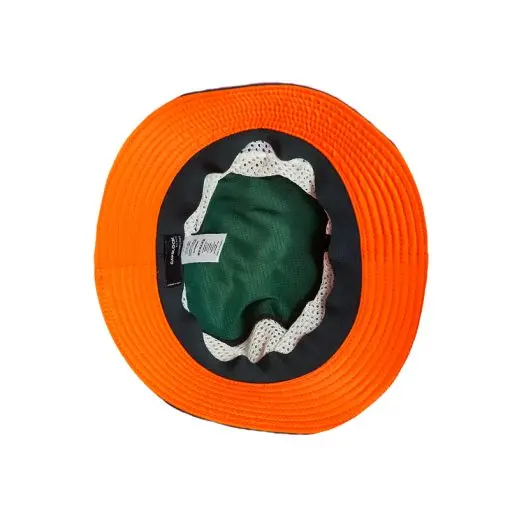 GREEN INSIDE PEACE OUTSIDE BUCKET HAT — 4