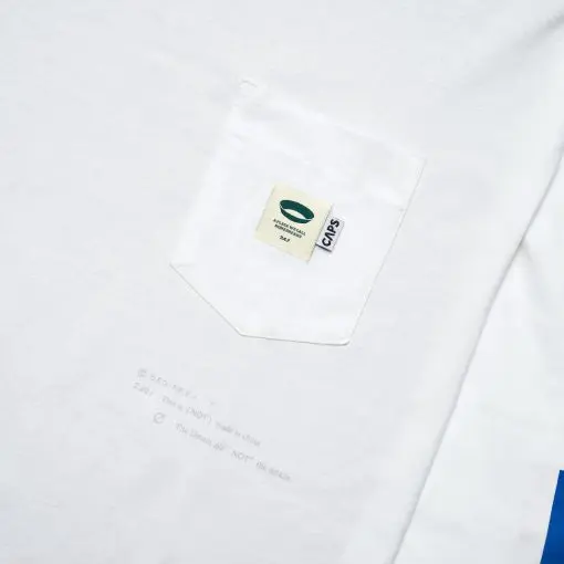 Capslock X 347 White Long Sleeve T-shirt — 3