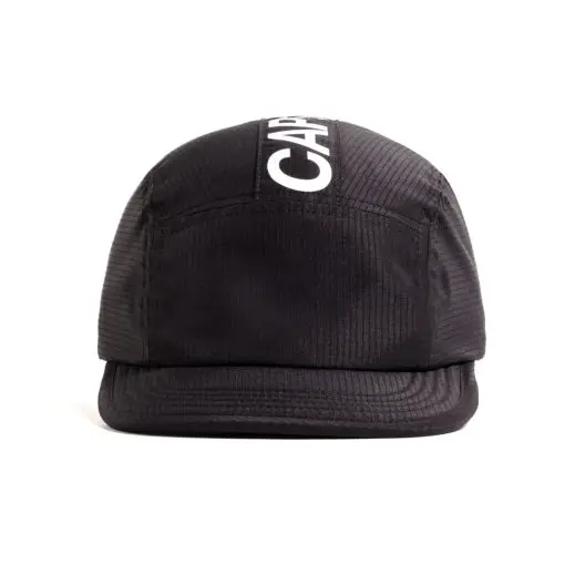 All Black 5 Panel Type Line