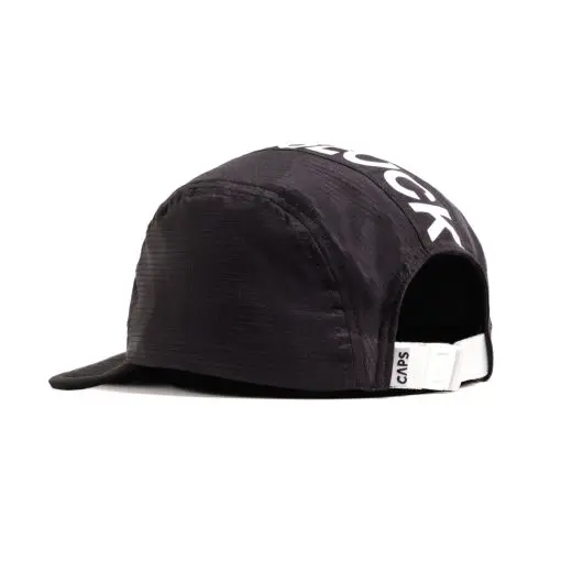 All Black 5 Panel Type Line — 4