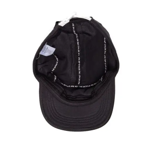 All Black 5 Panel Type Line — 5