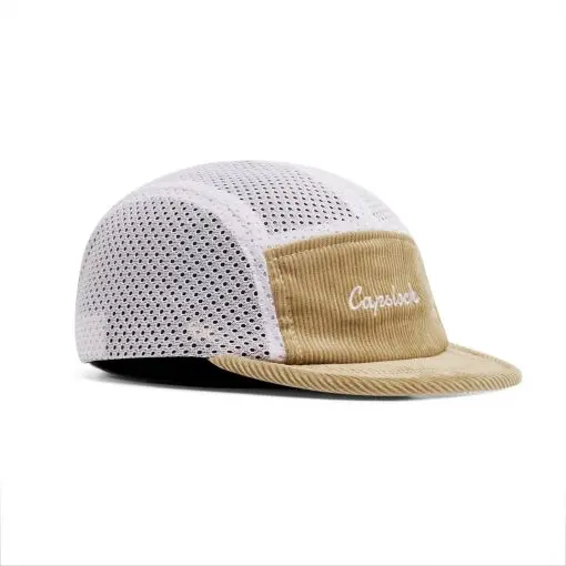 Cream Corduroy Mesh Cap — 2