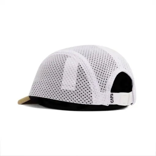 Cream Corduroy Mesh Cap — 4