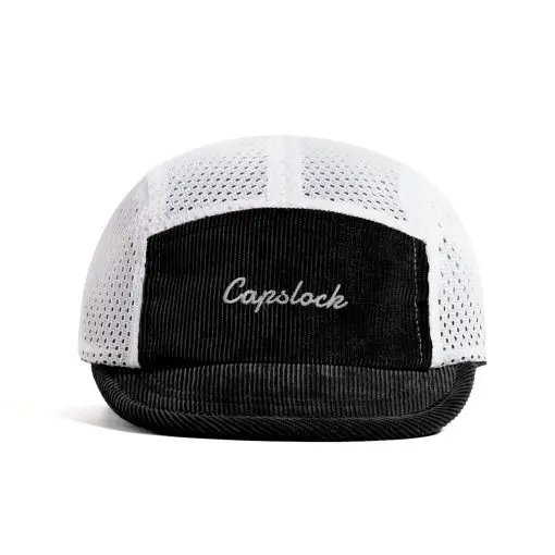 Black Corduroy Mesh Cap