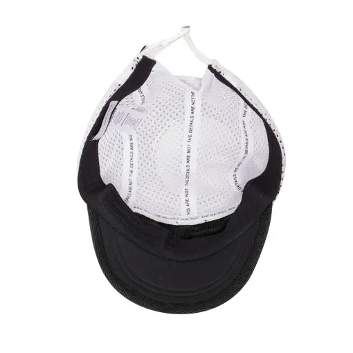 Black Corduroy Mesh Cap — 4