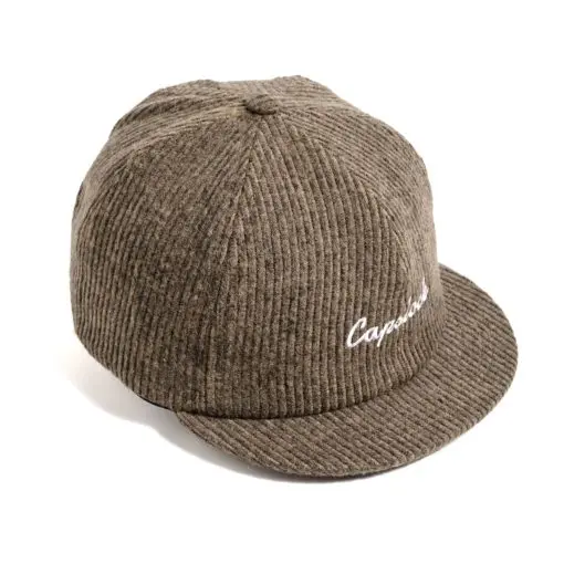 Brown Corduroy Ballcap — 4