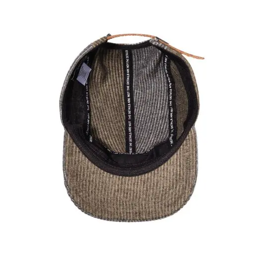 Mixed Corduroy Five Panel Cap - Side B — 2