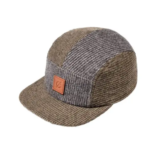 Mixed Corduroy Five Panel Cap - Side B — 4