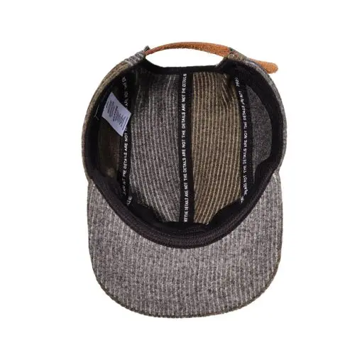 Mixed Corduroy Five Panel Cap - Side A — 4