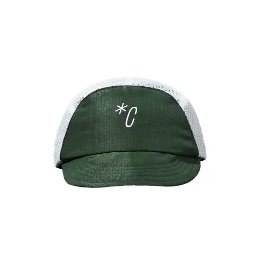 Green Halfmoon Mesh Cap
