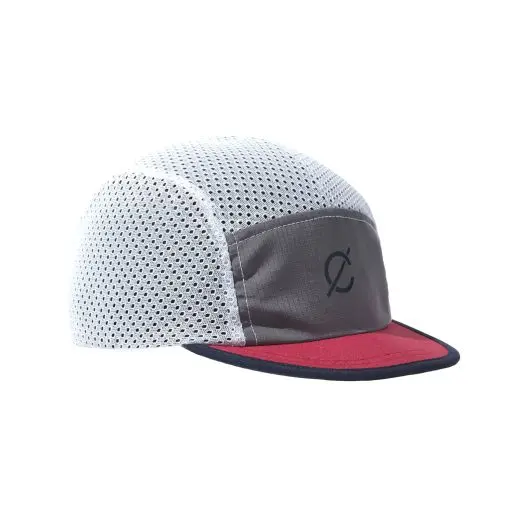 Grey Red Mesh Cap — 2
