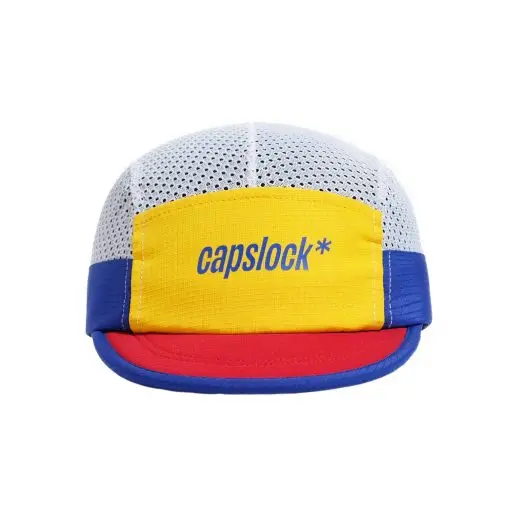 Blue Red Yellow Mesh Cap
