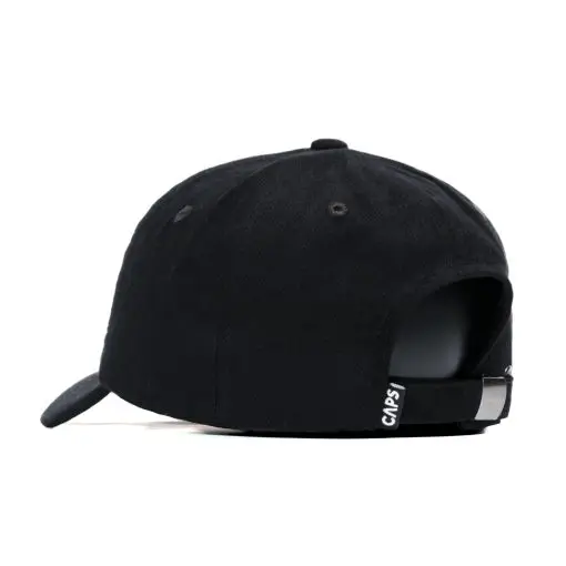 Capslock Black Dad Cap — 3