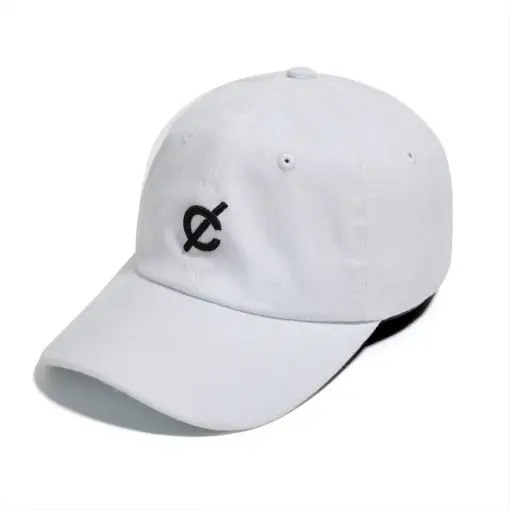 Capslock White Dad Cap — 4