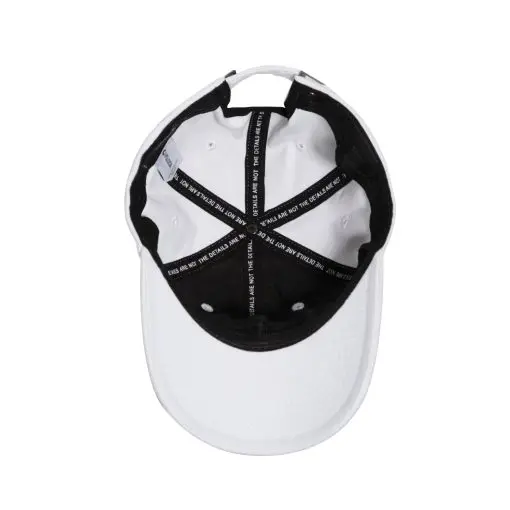 Capslock White Dad Cap — 5