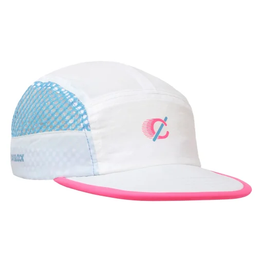 Motion White/Pink Turf 5 Panel Meshcap