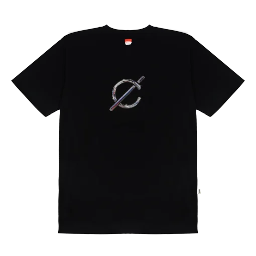 Capslock Foil Logo Black