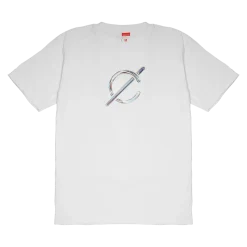 Capslock Foil Logo White