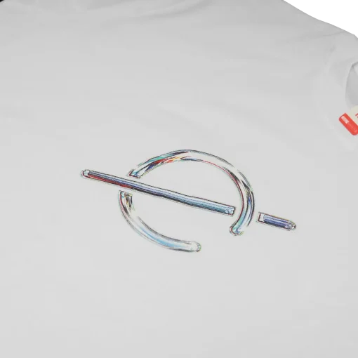 Capslock Foil Logo White — 3