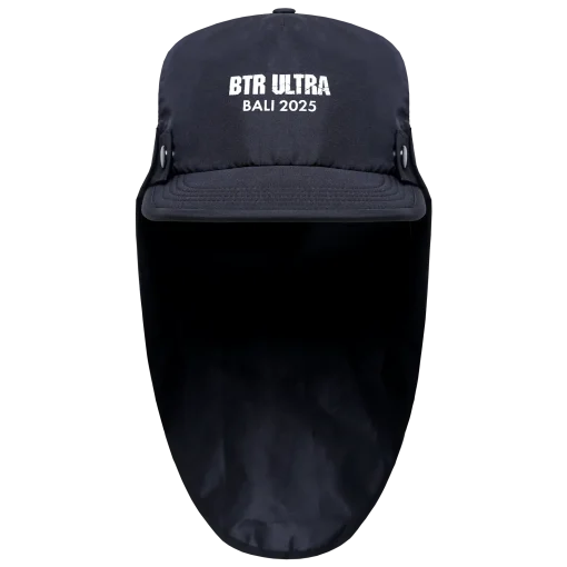 BTR x CAPSLOCK Earflap Cap (Black) — 2