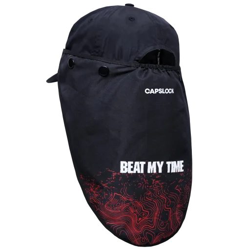 BTR x CAPSLOCK Earflap Cap (Black) — 3