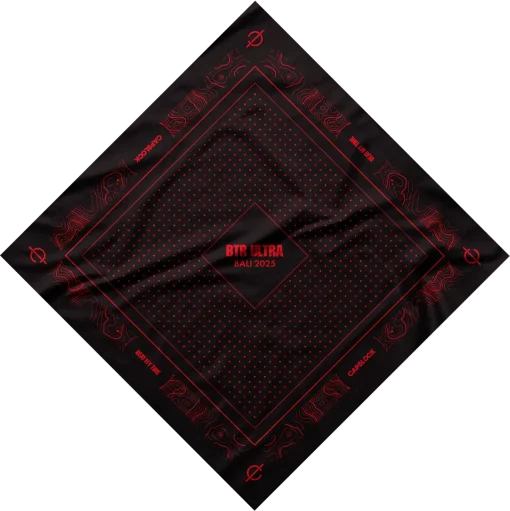 BTR x CAPSLOCK Bandana (Black)