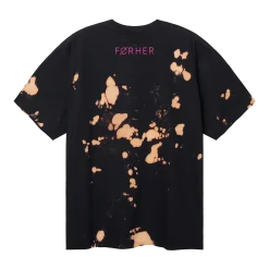 Alternative view of For Her Amber Tiedye Tees Black