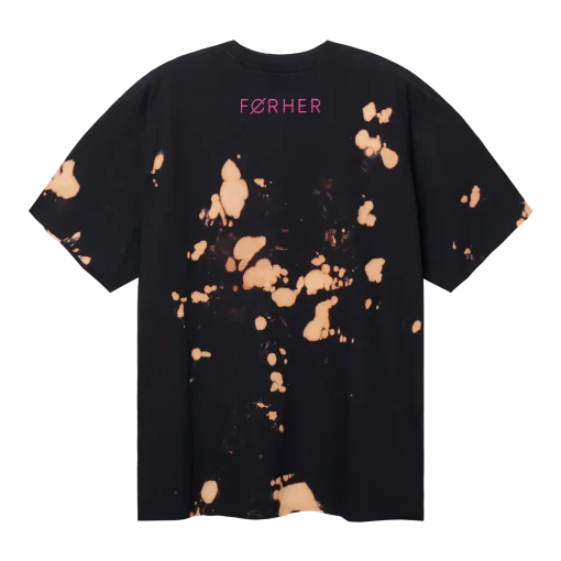 For Her Amber Tiedye Tees Black — 2