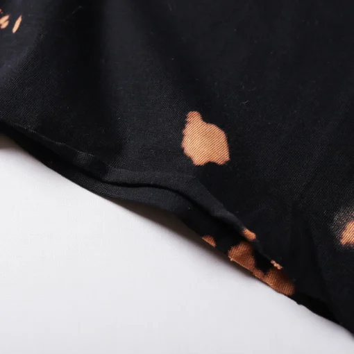 For Her Amber Tiedye Tees Black — 3