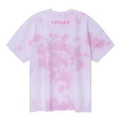 Alternative view of For Her Amber Tiedye Tees White
