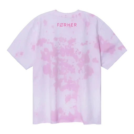 For Her Amber Tiedye Tees White — 2