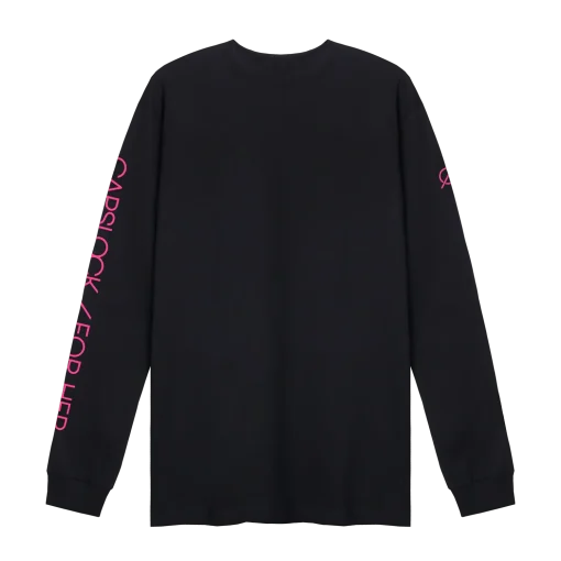 For Her Alecia Cotton Logo Tees Black