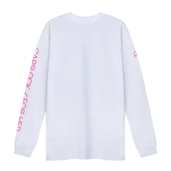 For Her Alecia Cotton Logo Tees White