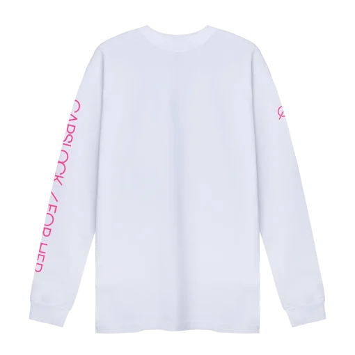 For Her Alecia Cotton Logo Tees White