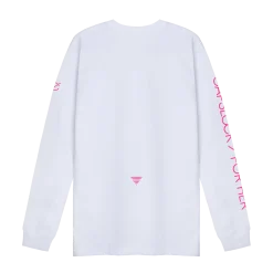 Alternative view of For Her Alecia Cotton Logo Tees White