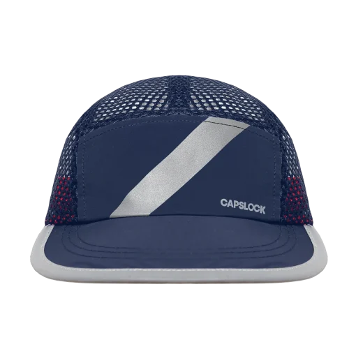 Navy Reactive Reflective Meshcap — 2