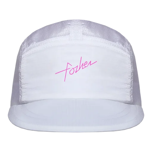 Summer White Running Cap For Her — 2
